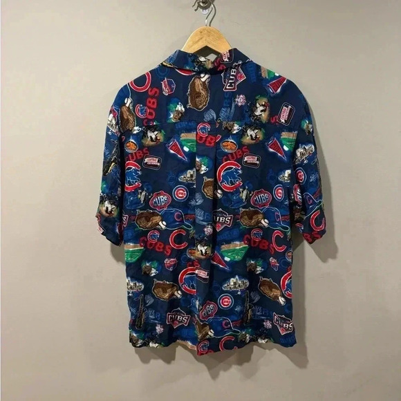 Vintage LEE x Chicago Cubs Hawaiian Shirt - Picture 2 of 8